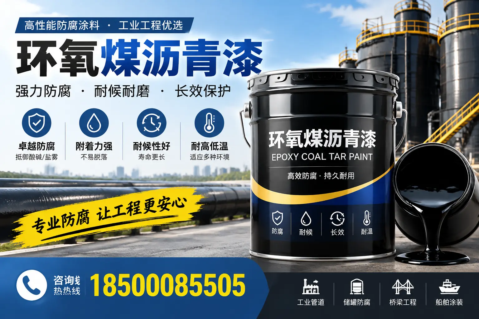 环氧煤沥青漆的施工方法与注意事项，确保在商洛顺利完成